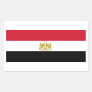 Aufkleber mit der Flagge Ägyptens