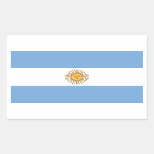 Aufkleber mit der Flagge Argentiniens