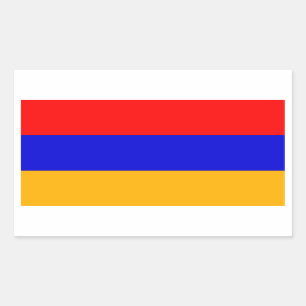 Aufkleber mit der Flagge Armeniens