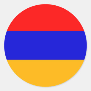 Aufkleber mit der Flagge Armeniens