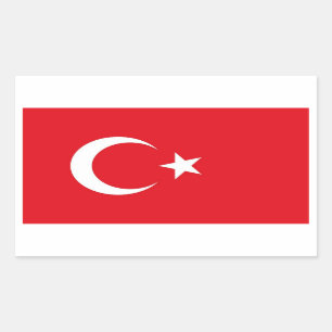 Aufkleber mit der Flagge der Türkei