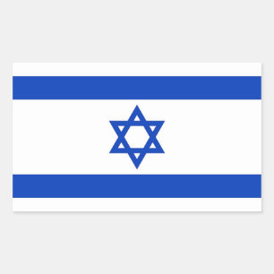 Aufkleber mit der Flagge Israels