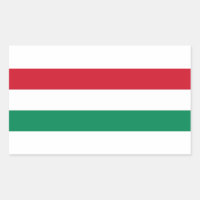 Aufkleber mit der Flagge Ungarns
