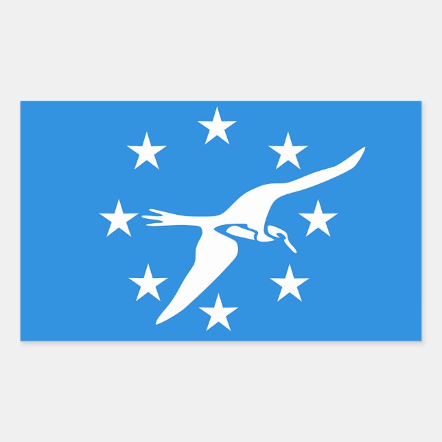 Aufkleber mit der Flagge von Corpus Christi (Vorderseite)