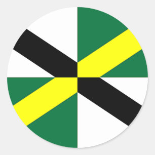 Aufkleber mit der Flagge von Monterey, Kalifornien