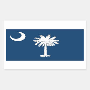 Aufkleber mit der Flagge von South Carolina