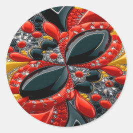 Aufkleber mit deutschem Farbdesign