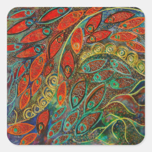 Aufkleber mit Drehtür (Bild)