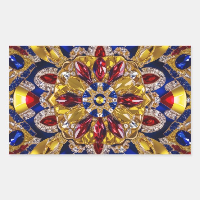 Aufkleber mit kolumbianischen Farben (Vorderseite)