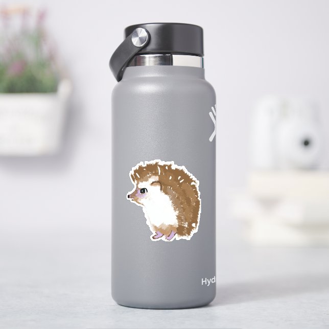 Aufkleber mit niedlichem Igel (HydroFlask)