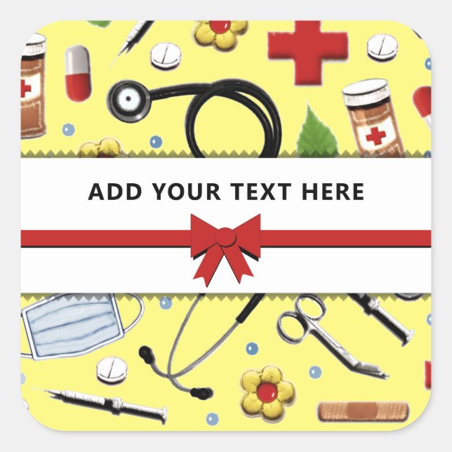 Aufkleber mit Personalisiertem Platz (Vorderseite)