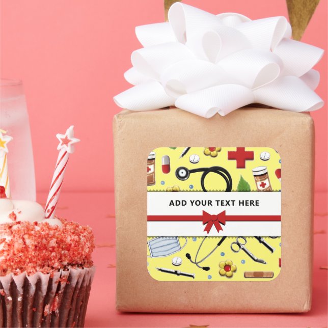 Aufkleber mit Personalisiertem Platz (Party)