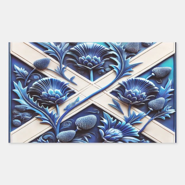 Aufkleber mit schottischem Fleck (Vorderseite)