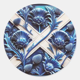 Aufkleber mit schottischem Thistles Design