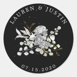 Aufkleber mit Silbergold