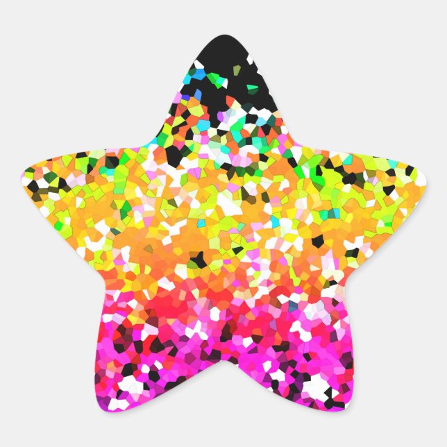 Aufkleber Mosaic Sparkley Texture (Vorderseite)