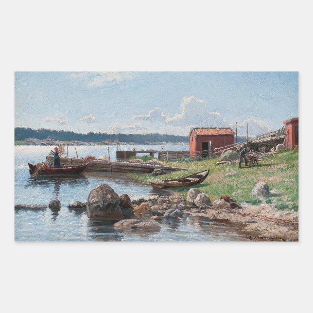 Aufkleber "Motif von Jutholmen" von Abrahamsson (Vorderseite)