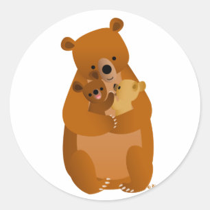 Aufkleber Mutter Bear