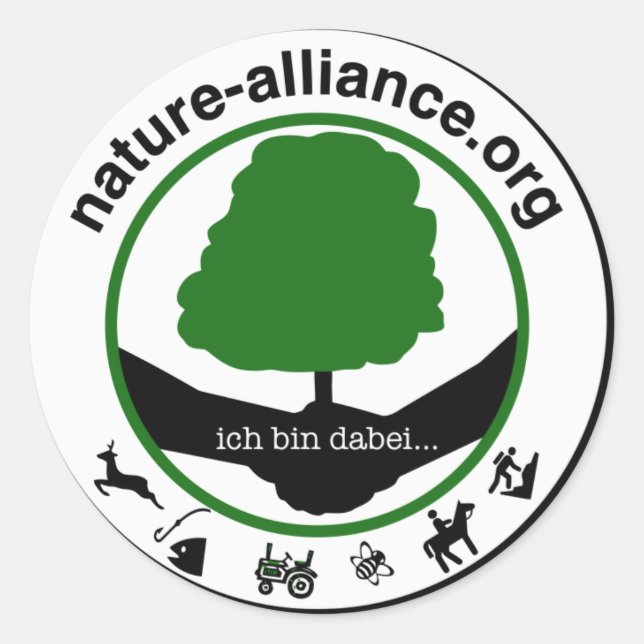 Aufkleber Nature alliance (Vorderseite)