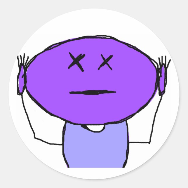 Aufkleber nicht hören (Vorderseite)