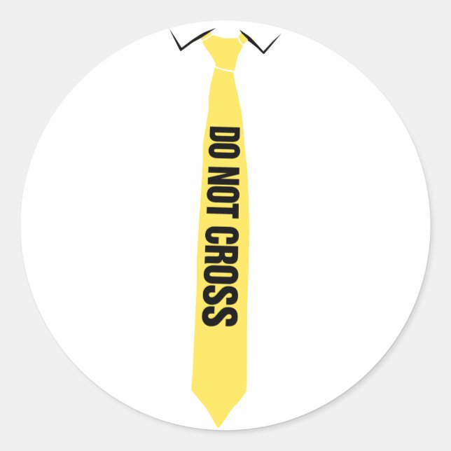 Aufkleber nicht kreuzen (Vorderseite)