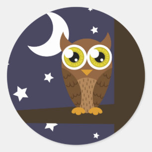 Aufkleber "Night Owl"