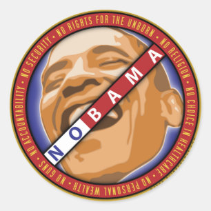 Aufkleber Obama "Nobama"