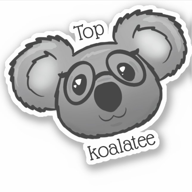 Aufkleber oben koalatex (Vorderseite)