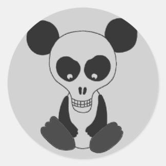 Aufkleber "Panda Skull"