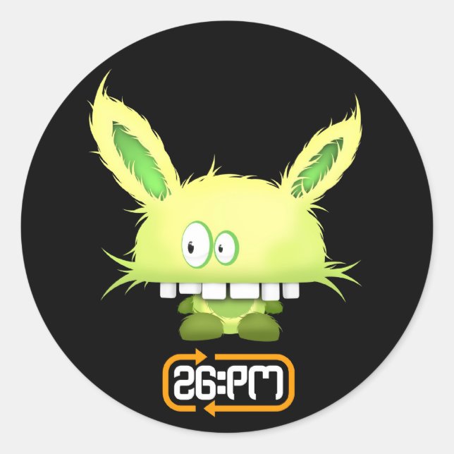 Aufkleber "Paranoid Chomper" (Vorderseite)