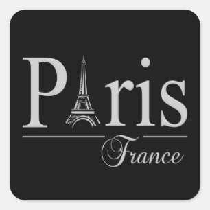 Aufkleber Paris Frankreich