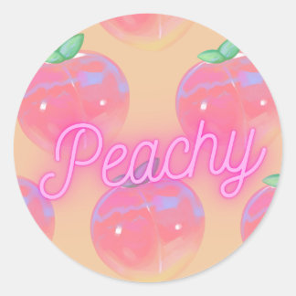 Aufkleber "Peachy"