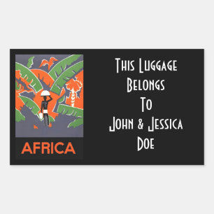 Aufkleber-personalisiertes Etikettieren für Rechteckiger Aufkleber