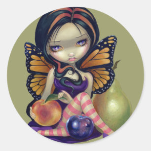 Aufkleber "Pfirsich, Pflaume, Birne"