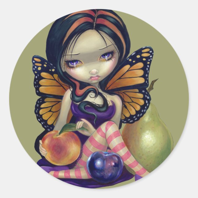 Aufkleber "Pfirsich, Pflaume, Birne" (Vorderseite)