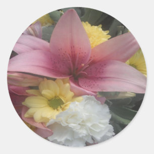 Aufkleber Pink Lily Beauty