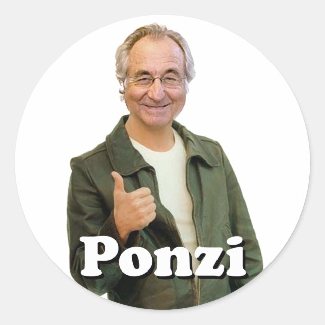 Aufkleber PONZI (Vorderseite)
