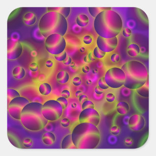 Aufkleber Psychedelische Visionen