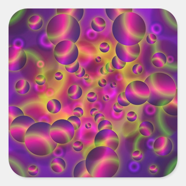 Aufkleber Psychedelische Visionen (Vorderseite)