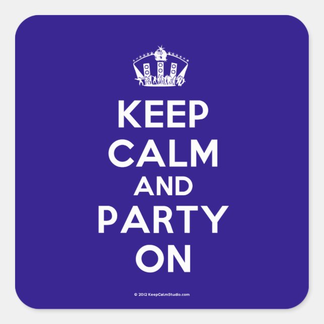 Aufkleber (Quadrat) (Vorderseite)