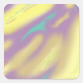 Aufkleber! Quadratischer Aufkleber