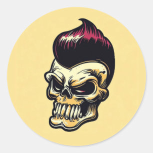Aufkleber "ROCKABILLY SKULL"
