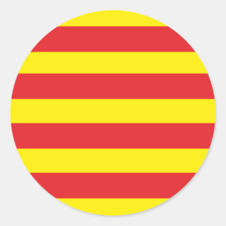 Aufkleber Rond Drapeau Catalan "Serenya"