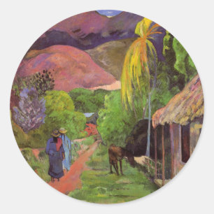 Aufkleber "Ruedes Tahiti" - Paul Gauguin