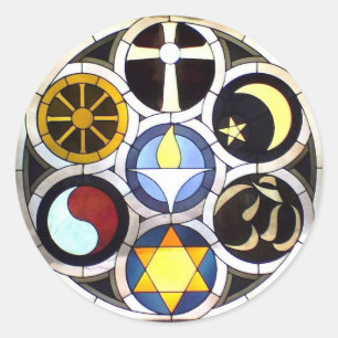 Aufkleber! Runder Aufkleber