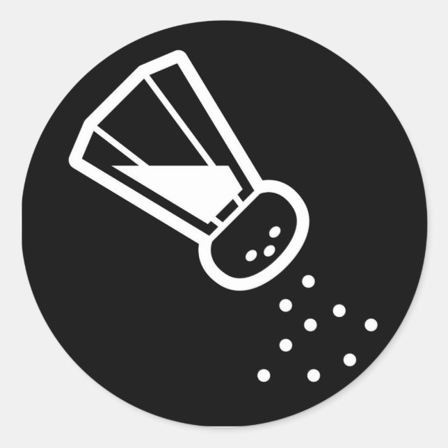 Aufkleber - Salz Shaker Edition (Vorderseite)