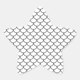 Aufkleber "Scallop Pattern on a Starfish"