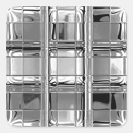 Aufkleber Schattierungen aus grauem Glasmosaik
