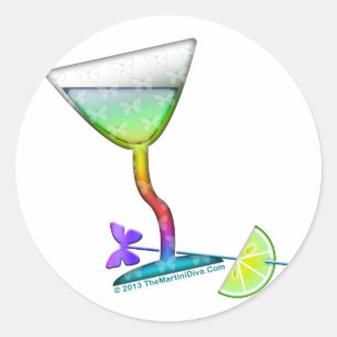 AUFkleber - SCHMETTERLING MARTINI