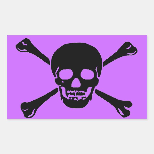 Aufkleber "Skull and Crossbones" (Vorderseite)